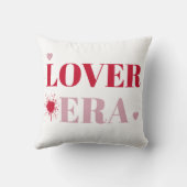 Lover Era バレンタインデー | ピンクと赤いハート クッション (裏面)