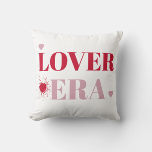 Lover Era バレンタインデー ピンクと赤いハート クッション