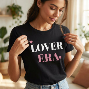 Lover Era バレンタインデー ピンクと赤のハート トライブレンドTシャツ