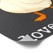 Lover Goose And Fighter Goose, Funny Couple Goose  ポスター (角)