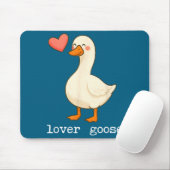 Lover Goose And Fighter Goose, Funny Couple Goose  マウスパッド (マウス)