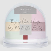 Lover House Snow Globe (裏面)