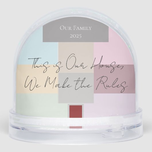 Lover House Snow Globe (裏面)