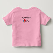 Lover_Iの動物のハート私のビーグル犬 トドラーTシャツ (裏面)