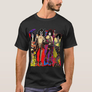 Lover Rock Tシャツ、キスTシャツ、Rock Band Tee、C Tシャツ