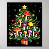 Lover Xmas Mushroom Christmas Tree  ポスター (正面)