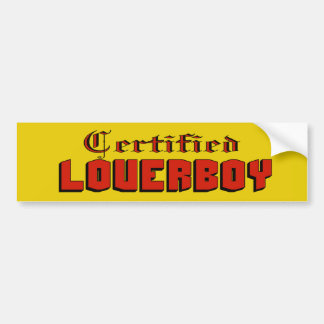 Loverboyの証明されたバンパーステッカー バンパーステッカー