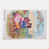 Lovers Cat (Strong Emotion), Louis Wain キッチンタオル (横)