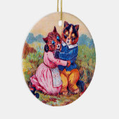 Lovers Cat (Strong Emotion), Louis Wain セラミックオーナメント (右)