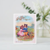 Lovers Cat (Strong Emotion), Louis Wain ポストカード (スタンド正面)