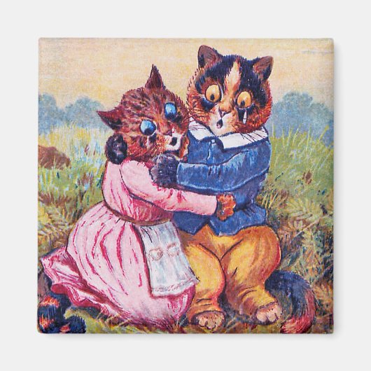 Lovers Cat (Strong Emotion), Louis Wain マグネット (正面)