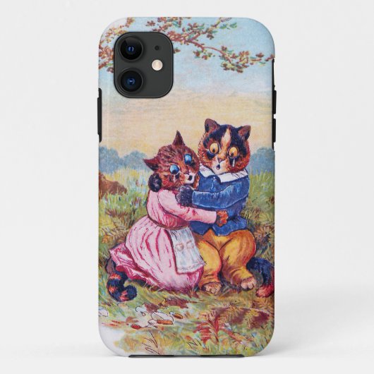 Lovers Cat (Strong Emotion), Louis Wain Case-Mate iPhoneケース (裏面)