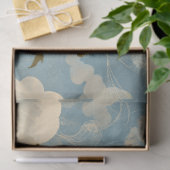 Lovers Couple in the Blue Sky Collage 薄葉紙 (ギフト)