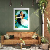 Lovers in the lake フォトプリント