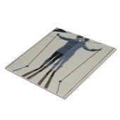 <Lovers in the Snow> ゲオルゲスBarbier著 タイル (側面)