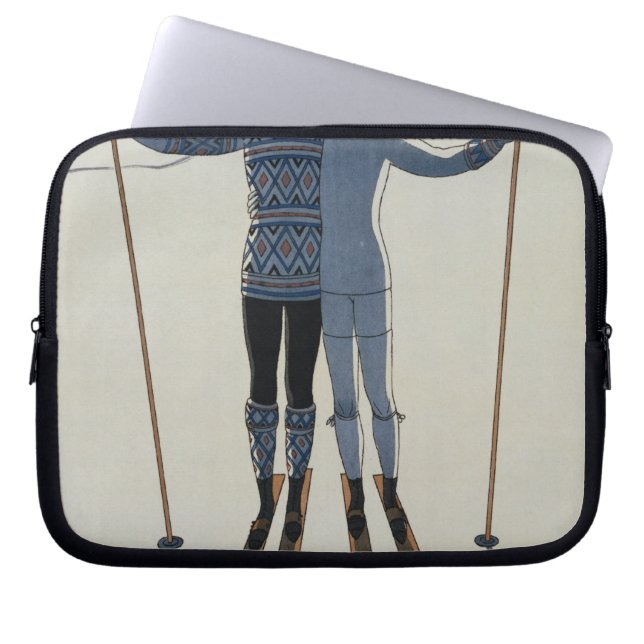 <Lovers in the Snow> ゲオルゲスBarbier著 ラップトップスリーブ (正面)