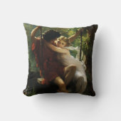 Lovers on a Swing.春バイピエールオーガストコット クッション (正面)