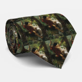 Lovers on a Swing.春バイピエールオーガストコット ネクタイ (ロール)