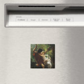 Lovers on a Swing.春バイピエールオーガストコット マグネット (インサイチュ (食洗機))