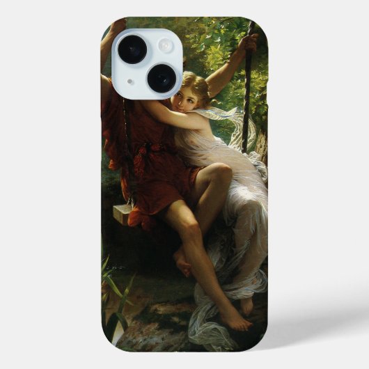 Lovers on a Swing.春バイピエールオーガストコット Case-Mate iPhoneケース (裏面)