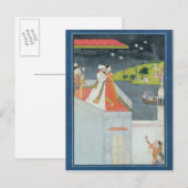 Lovers on a Terrace, c.1780-1800 ポストカード (正面/裏面)