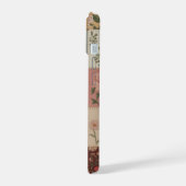Lovers Patchwork Quilt Floral Botanical Rose iPhone 15ケース (左側面)