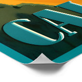 Lovers Point Beach Pacific Grove California Poster ポスター (角)