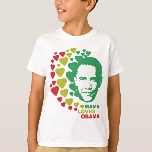 Lovesバラック・オバマママ Tシャツ (正面)