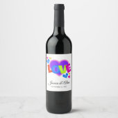 Love's 結婚 Food and Drumentsラベルセット ワインラベル (正面)