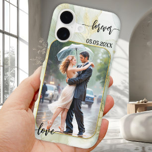 Love's 結婚 Script Photo Phoneケース iPhone 16ケース