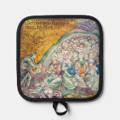 Loves and Fish Oven Mitt 鍋敷き (正面)