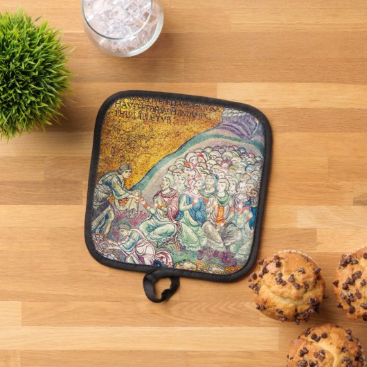 Loves and Fish Oven Mitt 鍋敷き (トップダウン)