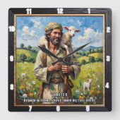 Love's Embrace: Parable Perfected スクエア壁時計 (正面)