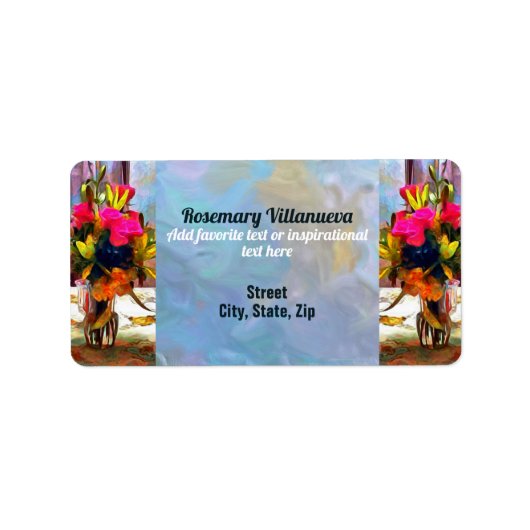 Love's Flowers PM0001住所 ラベル (正面)