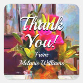 Love's Flowers PM0001 スクエアシール (正面)