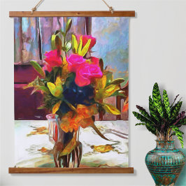 Love's Flowers PM0001 吊り下げ型タペストリー