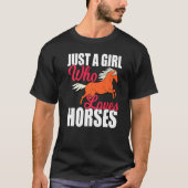 Loves Horses Graphic Tシャツ (正面)