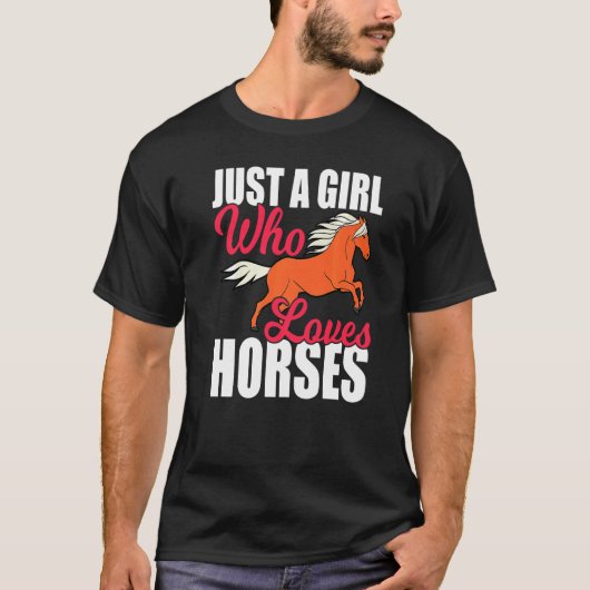 Loves Horses Graphic Tシャツ (正面)