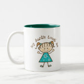 Loves Me Gift私の叔母さん ツートーンマグカップ (左)