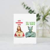 Loves Me -- Loves Me Not (オリジナルデザイン) ポストカード (スタンド正面)