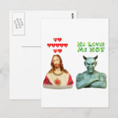 Loves Me -- Loves Me Not (オリジナルデザイン) ポストカード (正面/裏面)