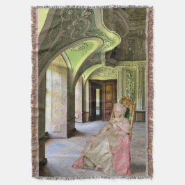 Loves Me, Loves Me Not Throw Blanket スローブランケット