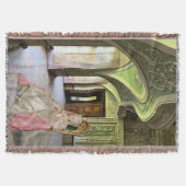 Loves Me, Loves Me Not Throw Blanket スローブランケット (正面)