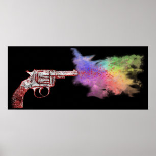 love's smokin' gun :レインボー: ポスター
