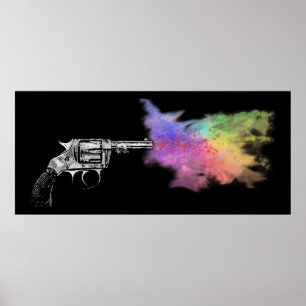 love's smokin' gun :レインボー: ポスター