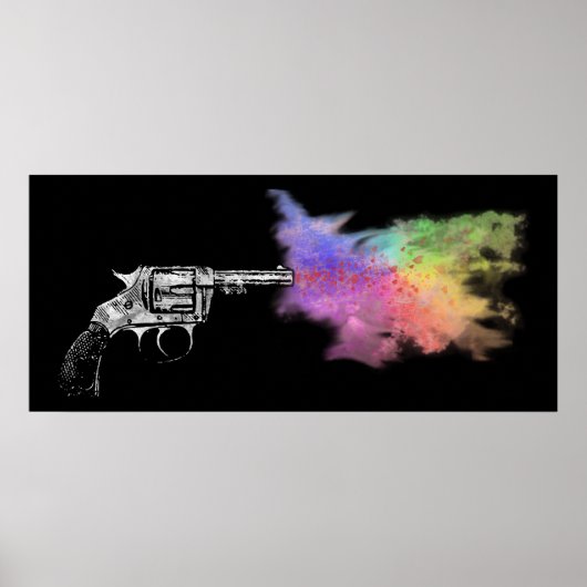 love's smokin' gun :レインボー: ポスター (正面)