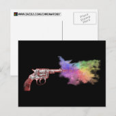 love's smokin' gun :レインボー: ポストカード (正面/裏面)