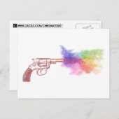 love's smokin' gun ：レインボー： ポストカード (正面/裏面)