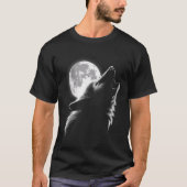 Loves Wolves wolf moon 3 Tシャツ (正面)
