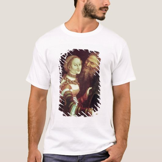 Lovesick老人1553年(パネルの油) Tシャツ (正面)